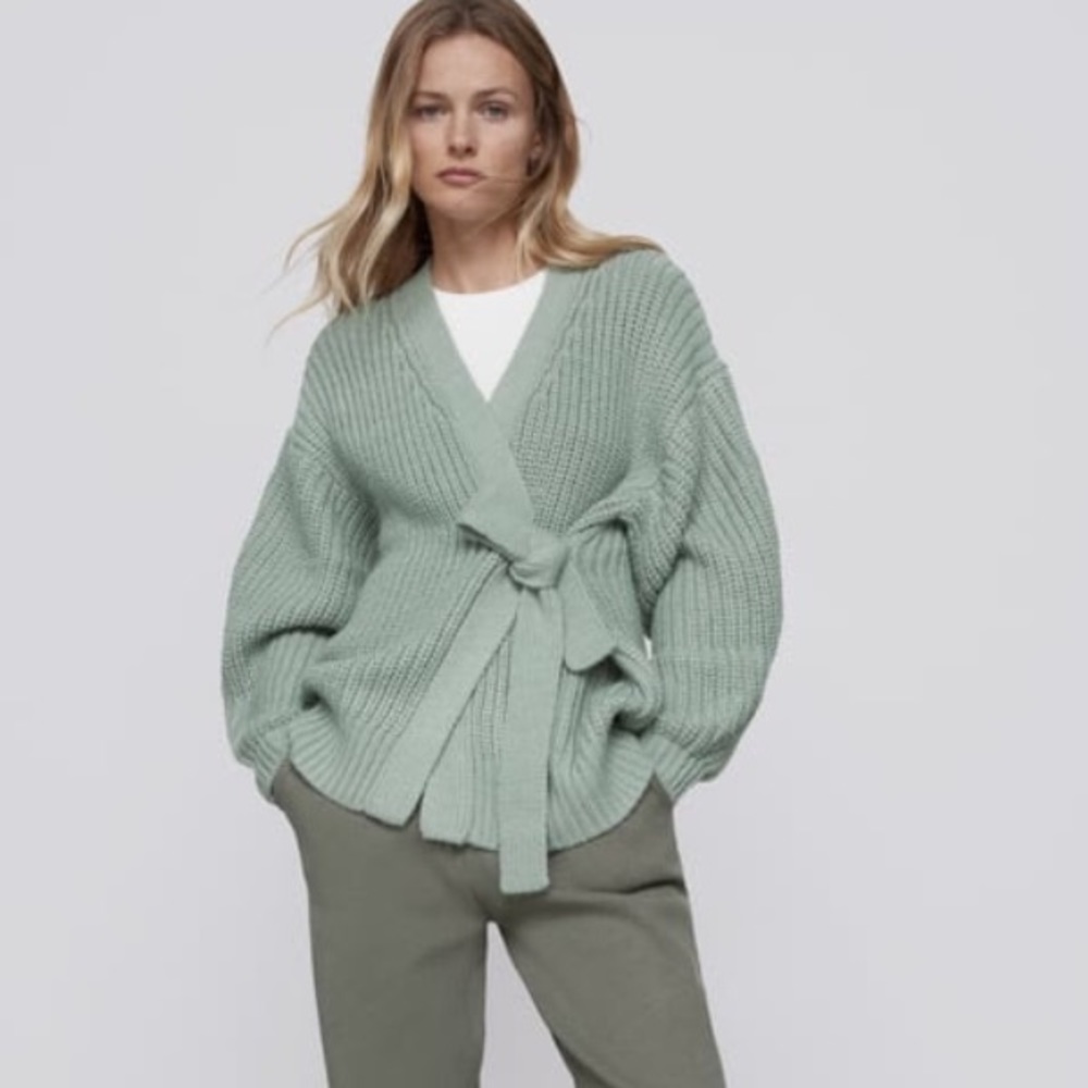Zara wrap sweater